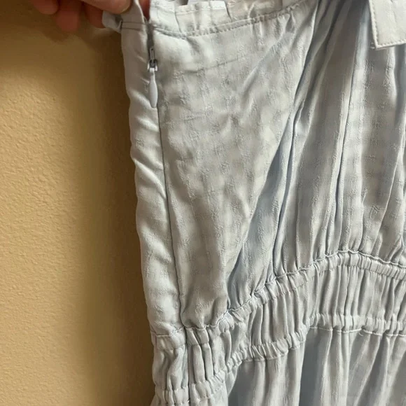 PAIGE Blue Tiered dress- size L - Picture 10 of 11